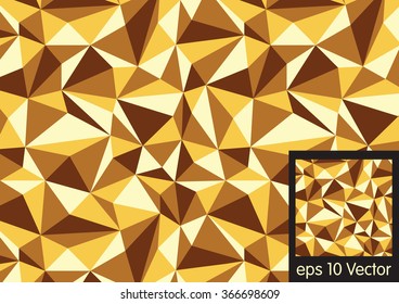 Golden Pattern of geometric shapes