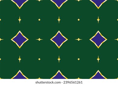 patrón dorado en un fondo verde.hermosos patrones de cuadrados.patrón geométrico en alto detalle. fondo de pantalla de lujo con forma geométrica,