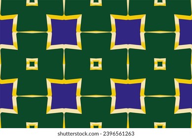 golden pattern on a green background.beautiful patterns of squares.geometric pattern in high detail. luxury wallpaper with geometric shape,