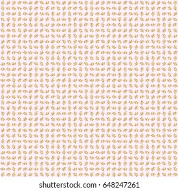 Golden pattern thai silk style vector design for print, fabric or textile. Line thai seamless pattern golden on a beige backdrop. Traditional Thailand golden background and texture with grid.