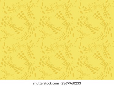 Golden pattern with untwisted gilded polka dots seamless pattern. For gift wrapping and holiday wrapping. Vector.