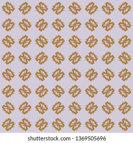 Golden patterns on a light cream background.Seamless pattern. Graphic vector.