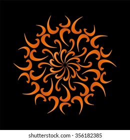 Golden Pattern.Vector Illustration