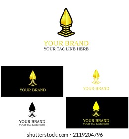 Golden Pawn Logo Concept Fit For Your Company