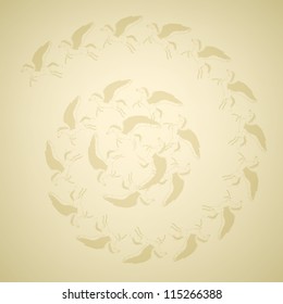 Golden Pegasus background