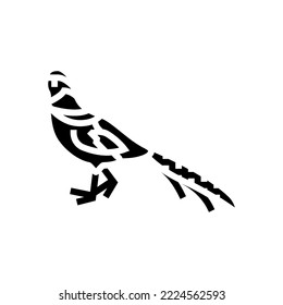 golden pheasant bird exotic glyph icon vector. golden pheasant bird exotic sign. isolated symbol illustration