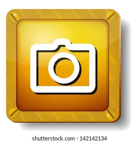 golden photo icon