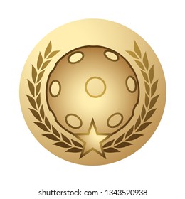 golden pickleball symbol