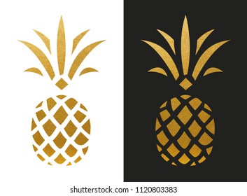 Golden Pineapple Shape