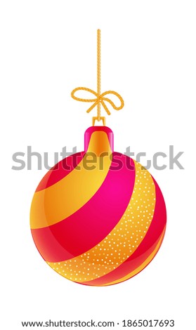 Similar – Image, Stock Photo Pink Christmas ball baubles isolated on pink background,