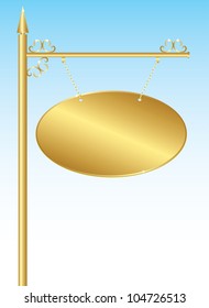 Golden plate