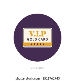 Golden and platinum VIP card template