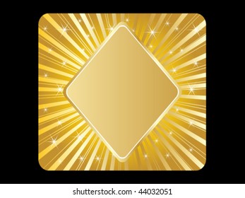 golden poker element - rhombus