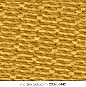 Golden Polygonal background
