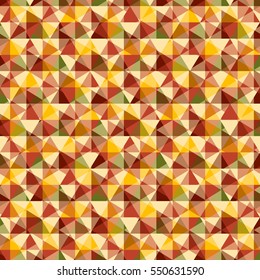 Golden polygonal crystal seamless texture.