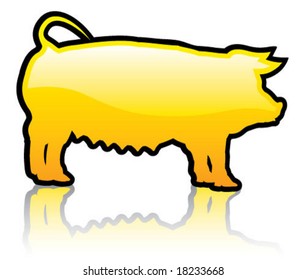 Golden Pork Icon