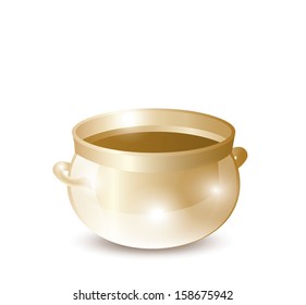 Golden pot