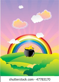 the golden pot beneath the rainbow