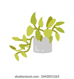 Golden Pothos icon in vector. Logotype