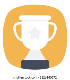 A golden prize cup representing trophy for winner
