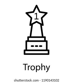 A golden prize cup representing trophy for winner
