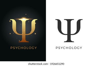 The Golden Psych Symbol. Isolated Vector Illustration