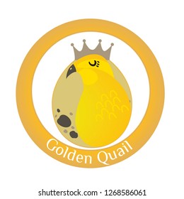 Golden Quail Logo Crown
