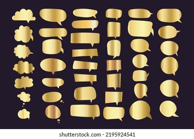 Golden quote frames templates. blank template quote text.