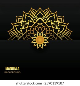 Golden Radiance Luxury Mandala Design