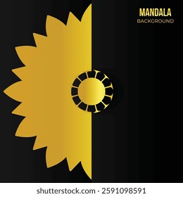 Golden Radiance Luxury Mandala Design