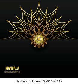 Golden Radiance Luxury Mandala Design