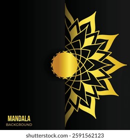Golden Radiance Luxury Mandala Design