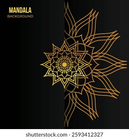 Golden Radiance Luxury Mandala Design