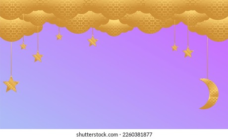 golden ramadan kareem background, luxury wallpaper design for covers, invitation backgrounds, packaging design, wall art and print. Vector illustration