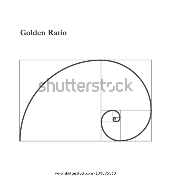 Golden Ratio Stock Vector (Royalty Free) 183895568