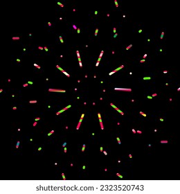 Golden ratio for creative design vector illustration. Fibonacci spiral and mandala style scribbles