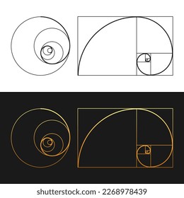 Golden ratio, Divine Proportions. Geometric shapes