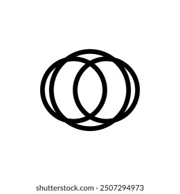 golden ratio icon design on white background