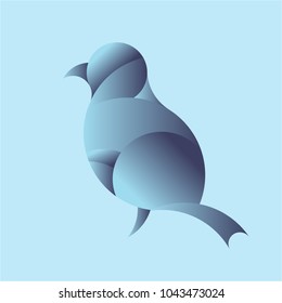 golden ratio logo. Bird Logo Template Made With Golden Ratio Principles.hummingbirds logo.