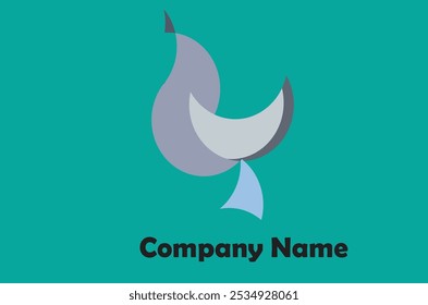 Golden Ratio logo  unique logo minimal abstract logo