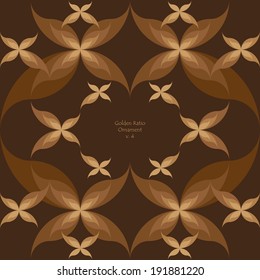 Golden Ratio Ornament v. 4 (vector)