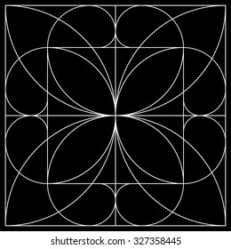 Golden ratio pattern