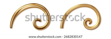 Golden ratio realistic 3d vector isolated. Fibonacci number, section, divine proportion, spiral