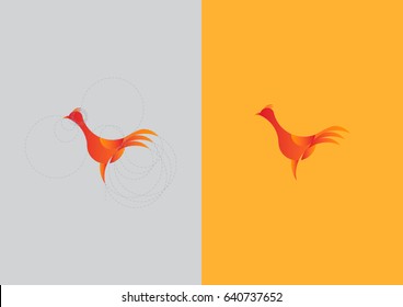 The golden ratio of rooster