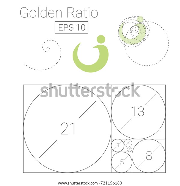 Golden Ratio Template Logo Vector Illustration Stock Vector Royalty Free