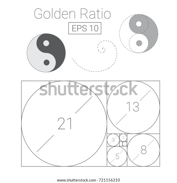 Golden Ratio Template Logo Vector Illustration Stock Vector Royalty Free