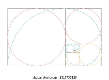 golden ratio template vector
