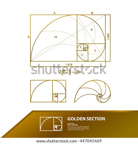 Golden Ratio vector