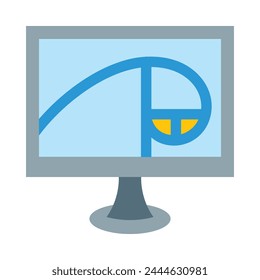 Golden Ratio Vector Flat Icon Design