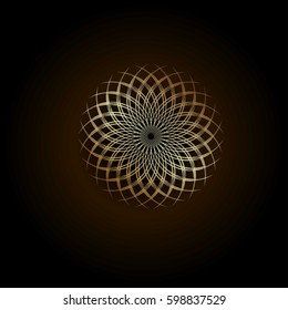 Golden ratio vector illustration.